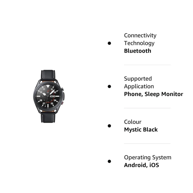 Samsung Galaxy Watch 3 45mm (Mystic Black)