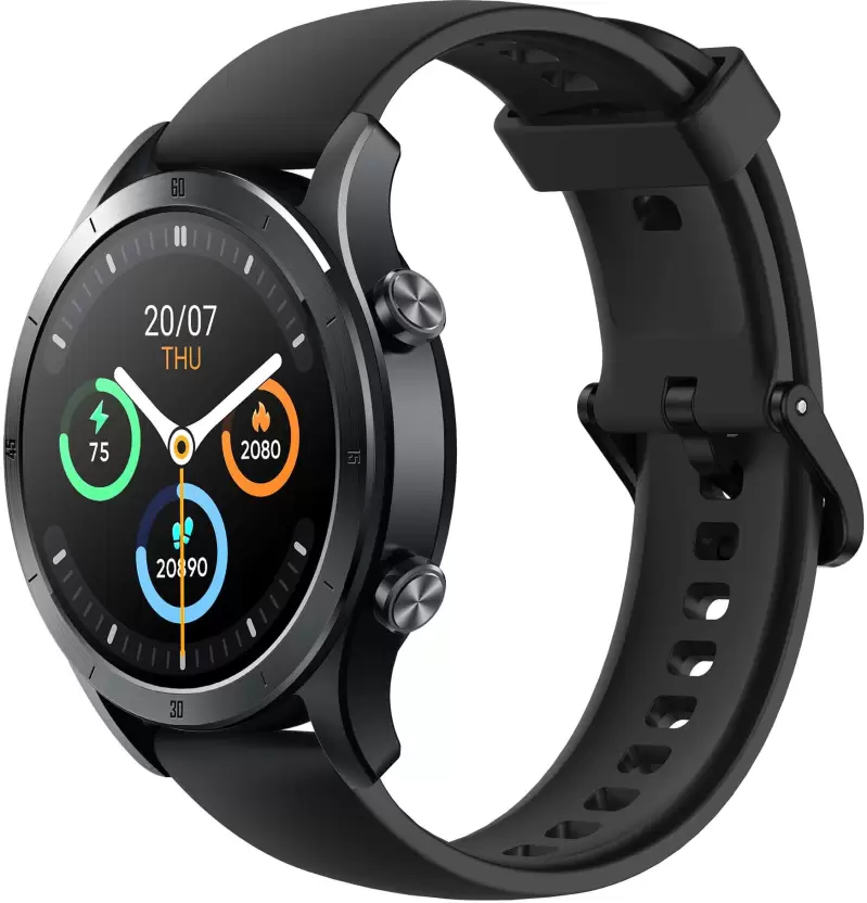 realme TechLife Watch R100 Bluetooth Calling & 1.32 in Metallic Dial Smartwatch