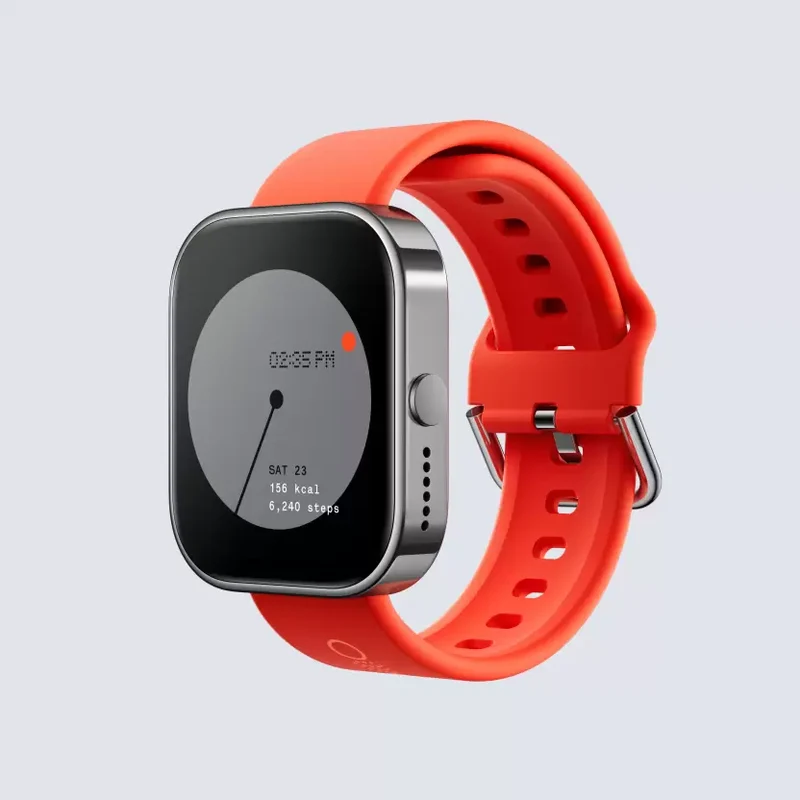 Nothing CMF Watch Pro, 1.96 AMOLED, BT calling with AI noise reduction, GPS, Metallic Grey Smartwatch