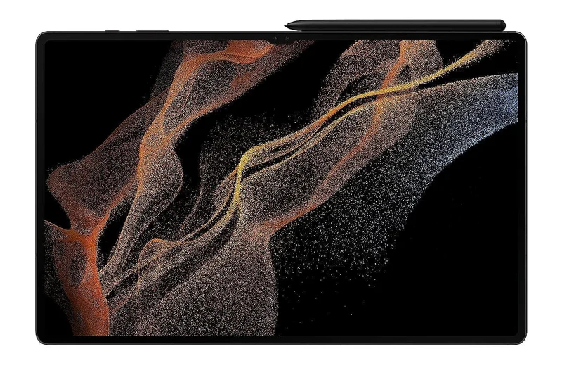 Samsung Galaxy Tab S8 Ultra 37.08 cm (14.6 inch) sAMOLED Display, RAM 12 GB, ROM 256 GB Expandable, S Pen in-Box, Wi-Fi +5G Tablet, Graphite