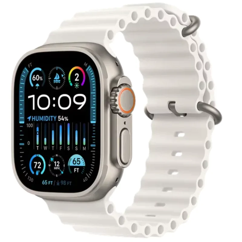 Apple Watch Ultra 2 [GPS + Cellular 49 mm] Smartwatch, Sports Watch with Natural Titanium Case | Fitness Tracker, Precision GPS, Action Button, Carbon Neutral