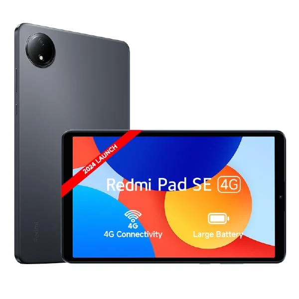 Redmi Pad SE 4G | Mediatek Helio G55 8.7-Inc Display Bluetooth | 6650Mah Battery | 1340 X 800 Display | 1 Billion Colours | Dolby Atmos | Dual Speakers
