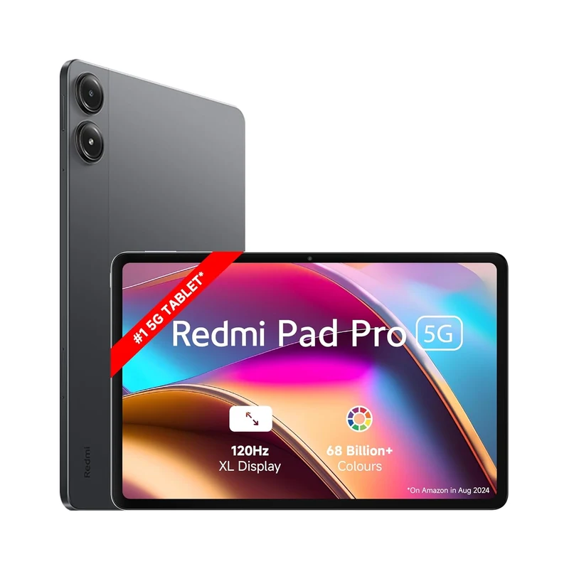 Redmi Pad Pro | Snapdragon 7s Gen 2 | 12.1" Tablet | 33+ Days Standby | 10000mAh | HyperOS | Wi-Fi Only