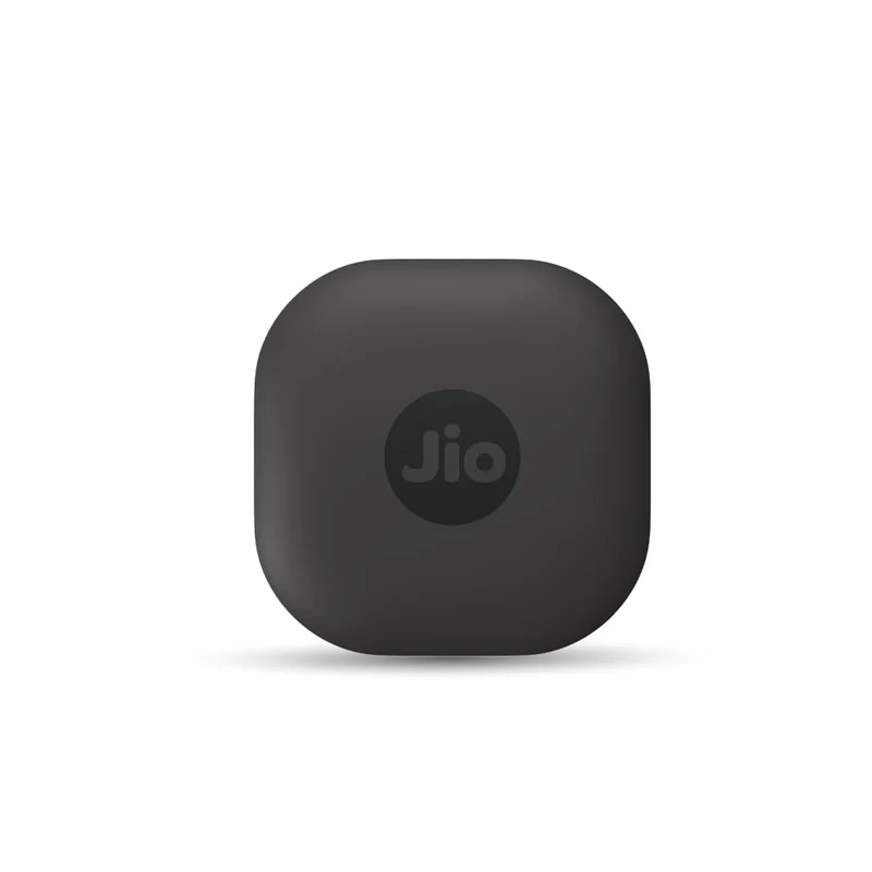 JioTag Air for iOS Worldwide Tracker, Pair with Apple Find My app for keys, luggage, bikes, purses etc. inside & outside Bluetooth range, No SIM/subscriptions required, 1+1 year battery, 120 dB