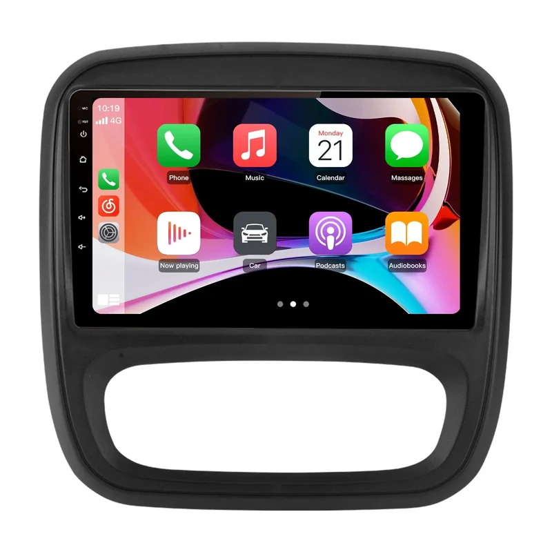 AWESAFE Autoradio Android 13 pour Renault Trafic 2014-2021 Construit en Carplay intégré/Android Auto SWC GPS Bluetooth WiFi RDS FM Radio