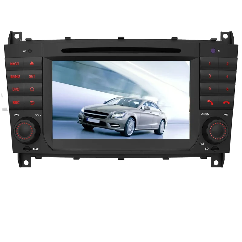 AWESAFE Autoradio pour Mercedes-Benz Classe C W203 S203 (2000-2005) Classe CLK W209 C209(1998-2004) Viano/ Vito W639(2004-2006) Classe G W463(1998-2006) intégrée SWC Bluetooth AM/FM