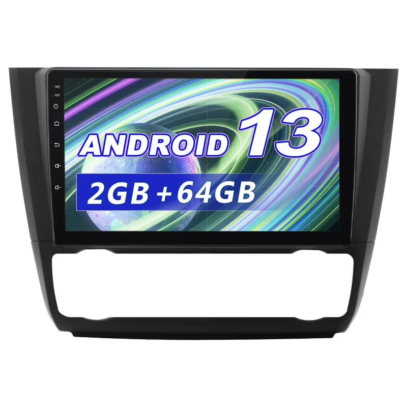 Android-Radio für BMW 1er E81 E82 E87 E88 (2004–2011), integriertes Carplay/Android Auto SWC BT AM/FM GPS-Navigation und WLAN