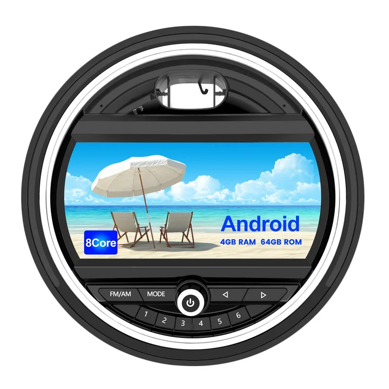 AWESAFE Android Autoradio Für BMW MINI (2010-2014) NBT System Built in Carplay/Android Auto/SWC/Bluetooth AM/FM