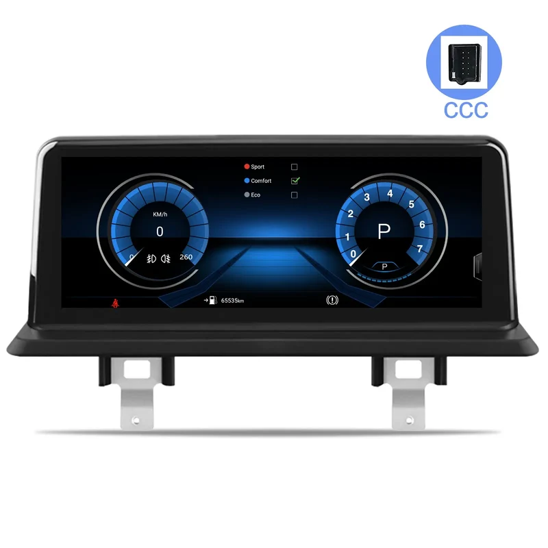 Car Radio Stereo for Passt nur für BMW 1 Serie mit CCC System Built in Carplay/Android Auto SWC BT AM/FM