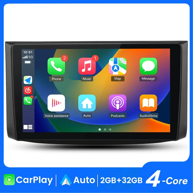 AWESAFE Andriod 13 Car Radio Stereo for Chevrolet Aveo 2006-2012 GPS Screen Upgrade Built in Carplay/Android Auto SWC BT AM/FM