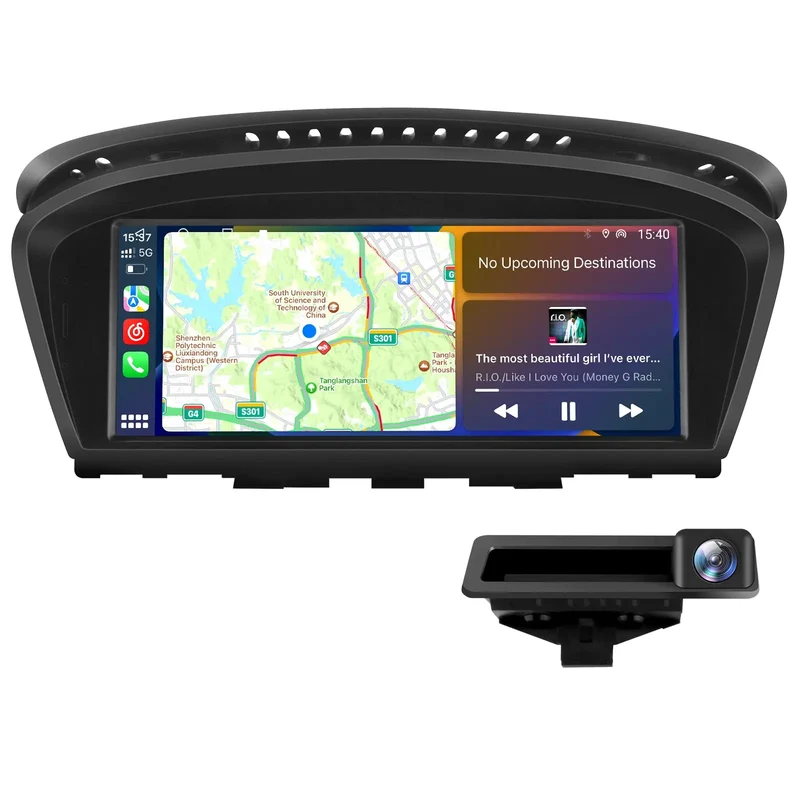 AWESAFE Car Radio Stereo Android with CarPlay for BMW Series E60 E90 E93 .8inc 2004-2008