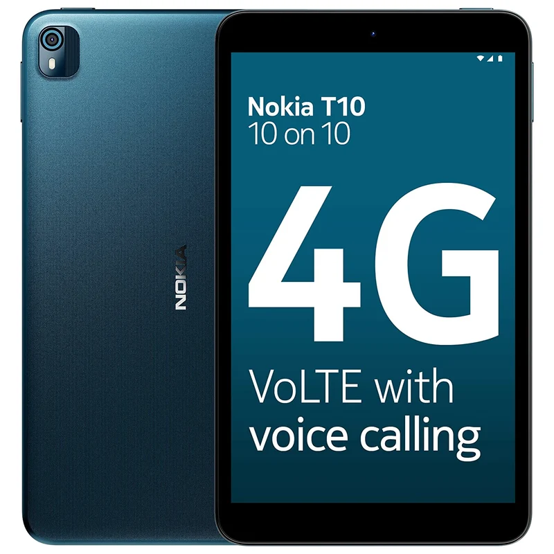 Nokia T10 Android 12 Tablet with 8 Inches Hd Display, 8Mp Rear Camera (Blue)