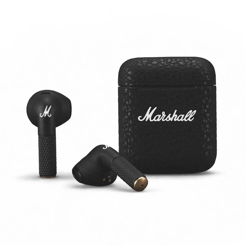 Marshall Minor III Bluetooth Truly Wireless in-Ear Earbuds with Mic (Black)