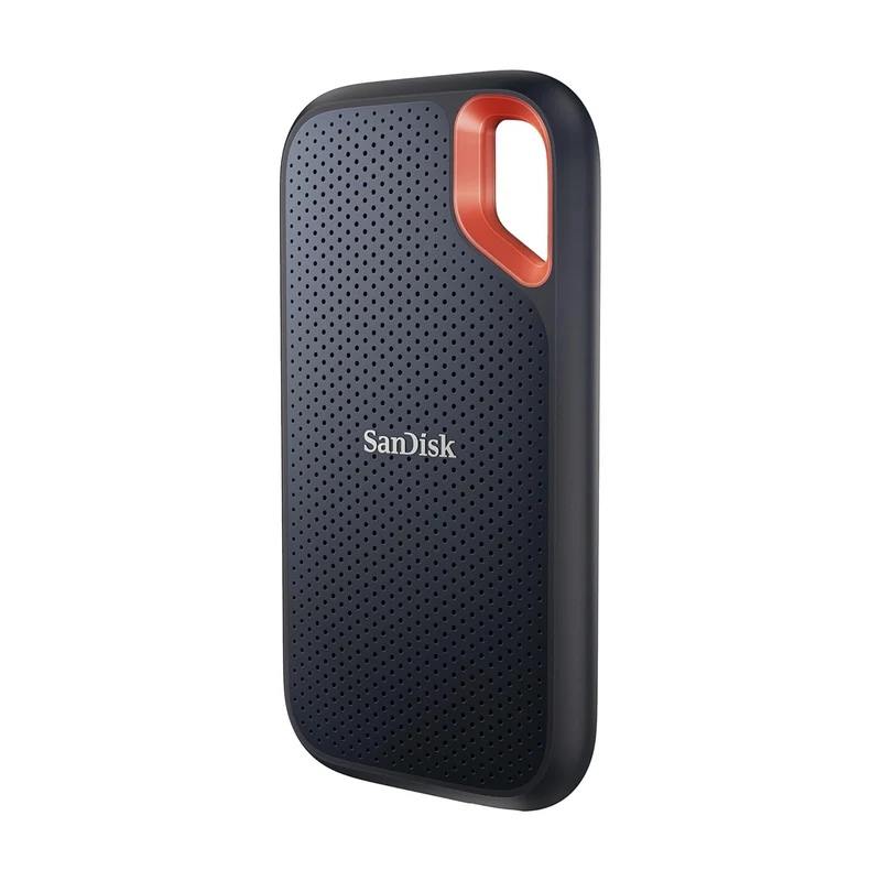SANDISK Extreme 2TB Portable External SSD, 1050MB/s R, 1000MB/s W, 3m Drop Protection, IP65 Water/dust Resistant, PC,MAC & TypeC Smartphone Compatible, 5Y Warranty, Black Color