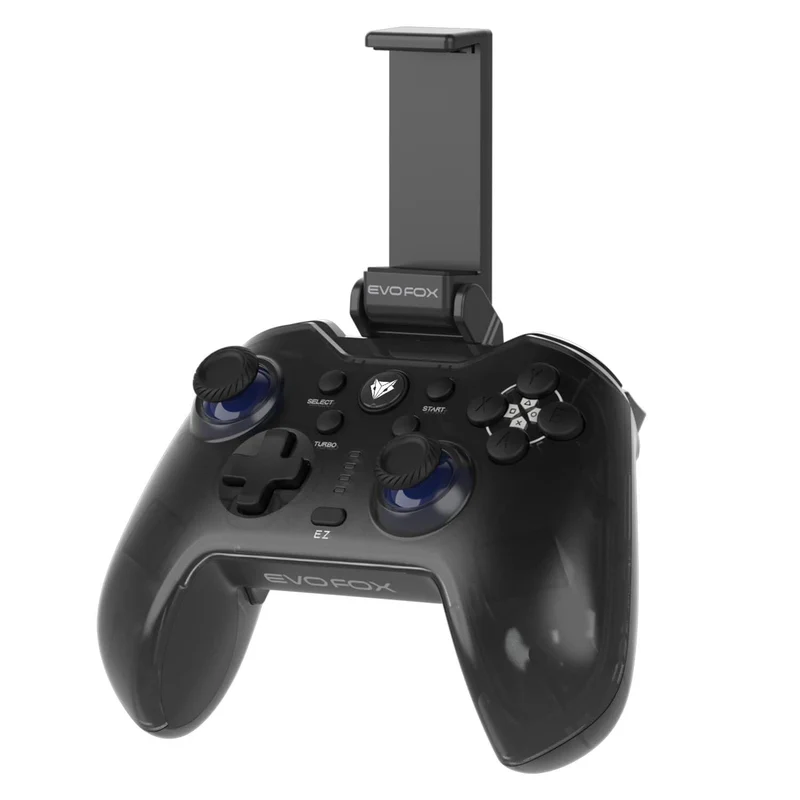 EvoFox Go Smartphone Bluetooth Gamepad for iPhones, iPads & Android | 2 Macro Back Buttons, Dual Vibration Motors, Turbo Mode, Analog Triggers, High Precision Joysticks | Android KeyMap Mode