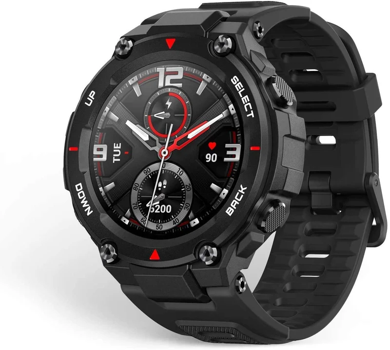 Amazfit Huami T Rex | 20 Days Battery Life, 1.3 inch AMOLED Display, Built-in GPS, 12 Military Certifications, Water Resistance, 14 Sports Modes