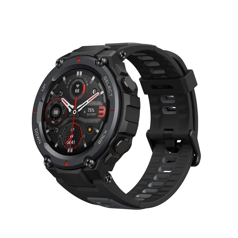 Amazfit T-Rex Pro Smartwatch Fitness Watch with SpO2, Heart Rate, Sleep Monitor, Sports Watch with Over 100 Sports Modes, 10 ATM Waterproof, 18 Day Battery Life, GPS