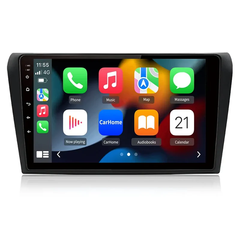 AWESAFE Android 13 Autoradio für Mazda 3 2003-2009,mit Carplay& Android Auto/Bluetooth/Bluetooth/FM/DAB+/WiFi /GPS