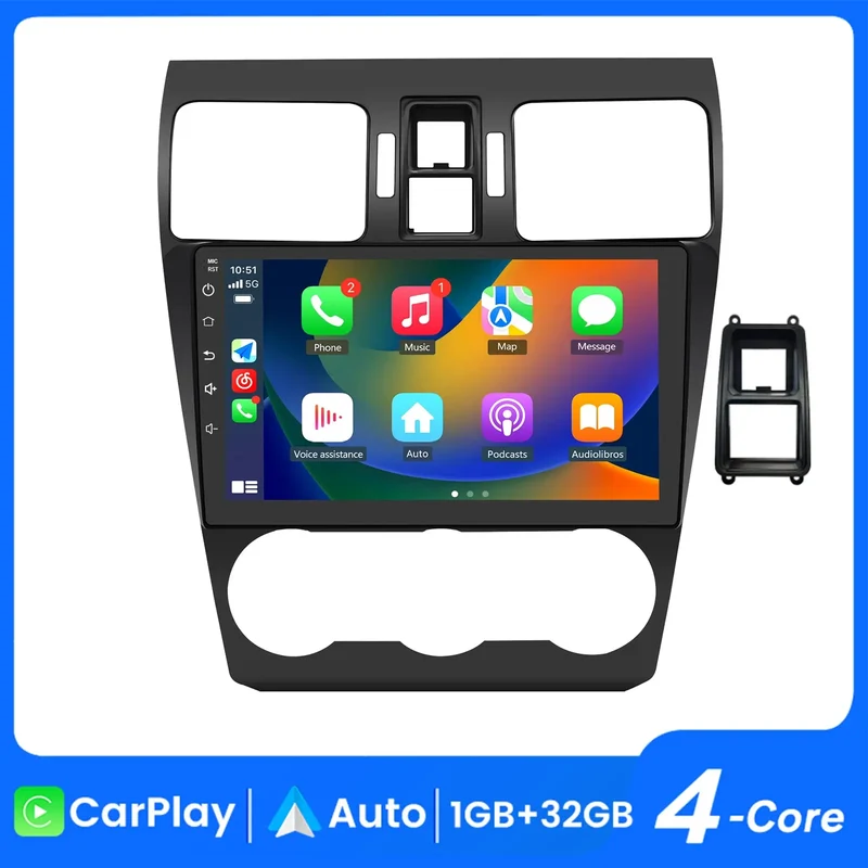 AWESAFE Car Stereo Radio for Subaru Forester WRX Impreza 2013-2022