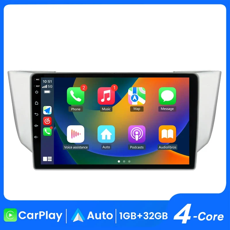 AWESAFE Android 13 Car Radio Stereo for Lexus RX300 RX330 RX350 RX400H 2022
