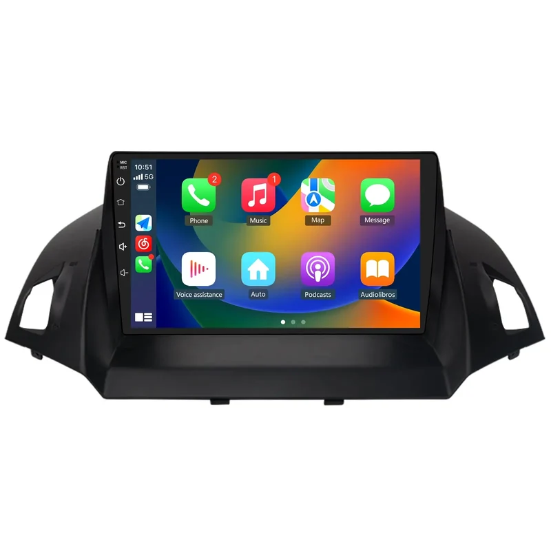 AWESAFE Android 13 Car Radio Stereo for Ford Kuga Escape 2013-2016,Carplay Radio with GPS Navigation FM Wifi DSP