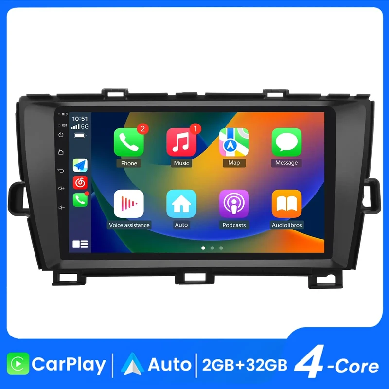 AWESAFE Android 13 Car Radio Stereo for Toyota Prius 2009-2016