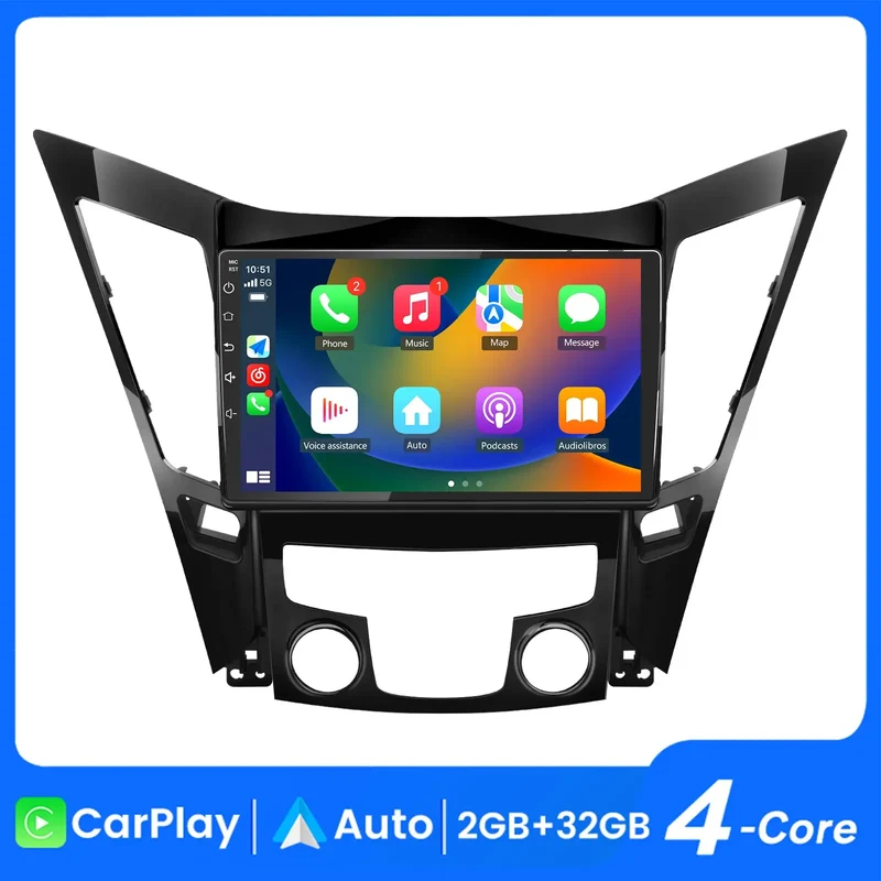 AWESAFE 2+64G Android 13 Car Radio Stereo with 4G for Hyundai Sonata 2011-2015