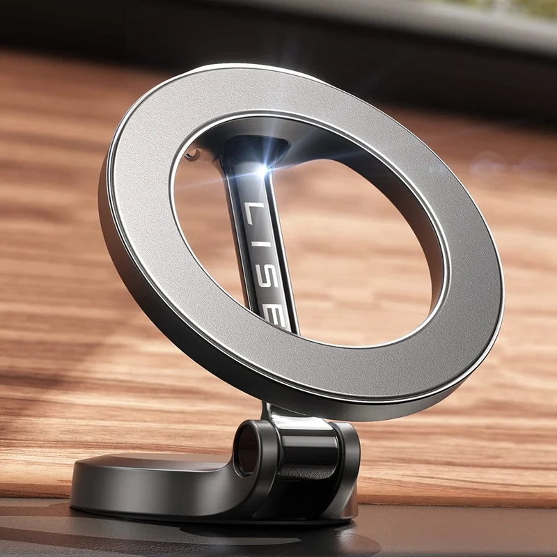 LISEN MagSafe KFZ-Halterung, [24 starke Magnete] 360° drehbare Magnethalterung für Telefone
