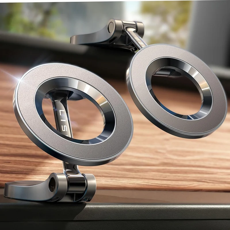 LISEN für MagSafe KFZ-Halterung 2er-Pack, Klassischer magnetischer Telefonhalter für das Auto