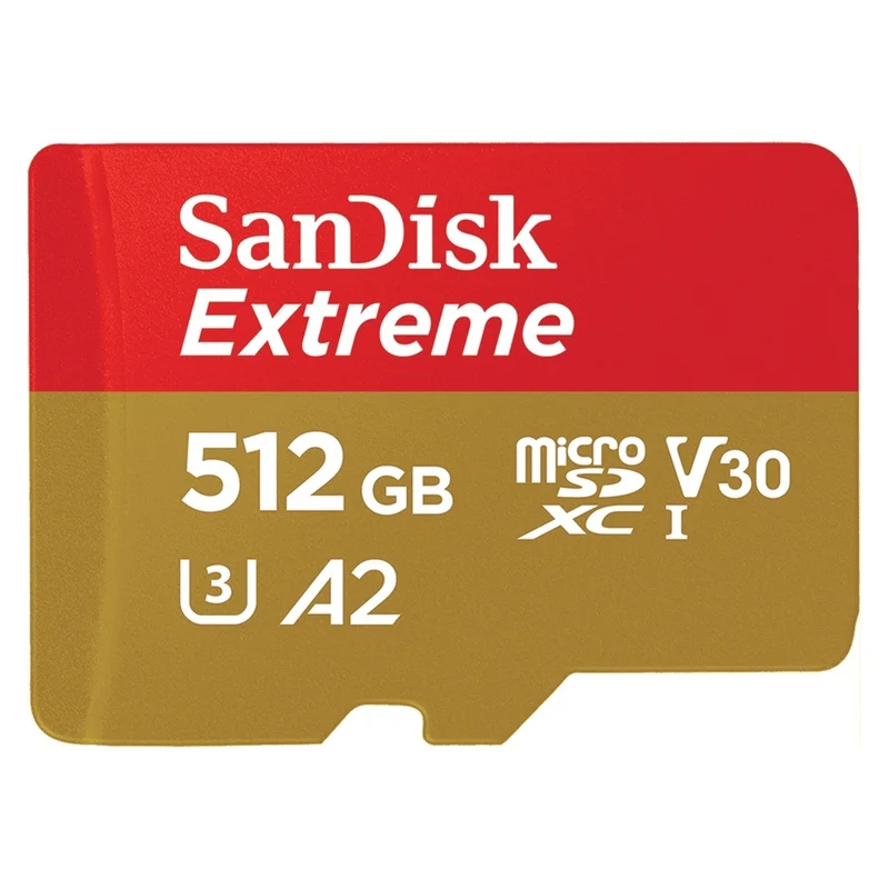 SanDisk Extreme 512 GB MicroSDHC UHS-I Klasse 10