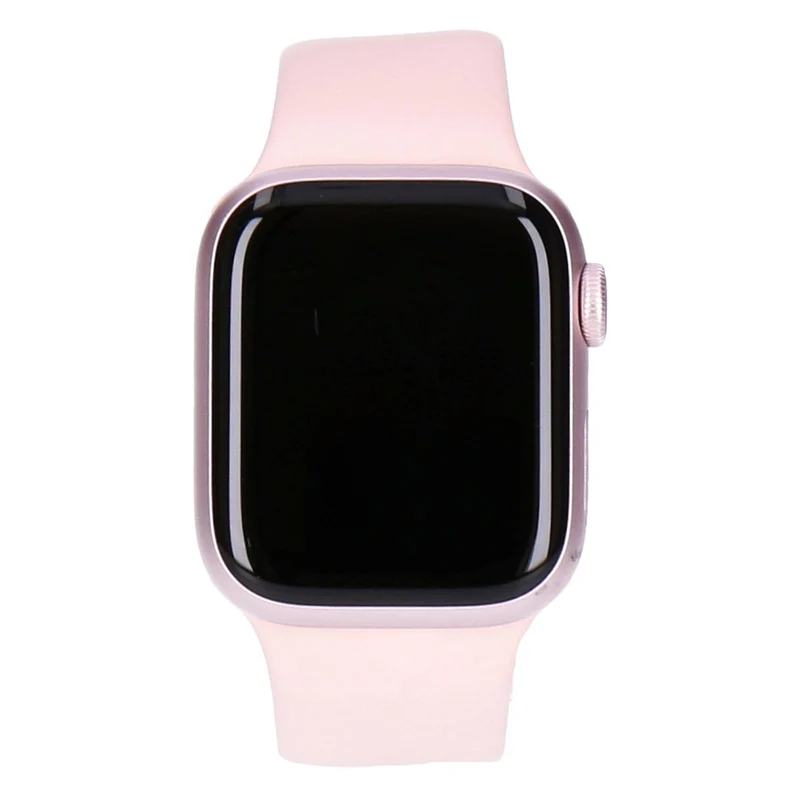 Apple Watch Series 9 41mm GPS + 4G Rosé Aluminiumgehäuse mit Sportarmband Hellrosa S/M