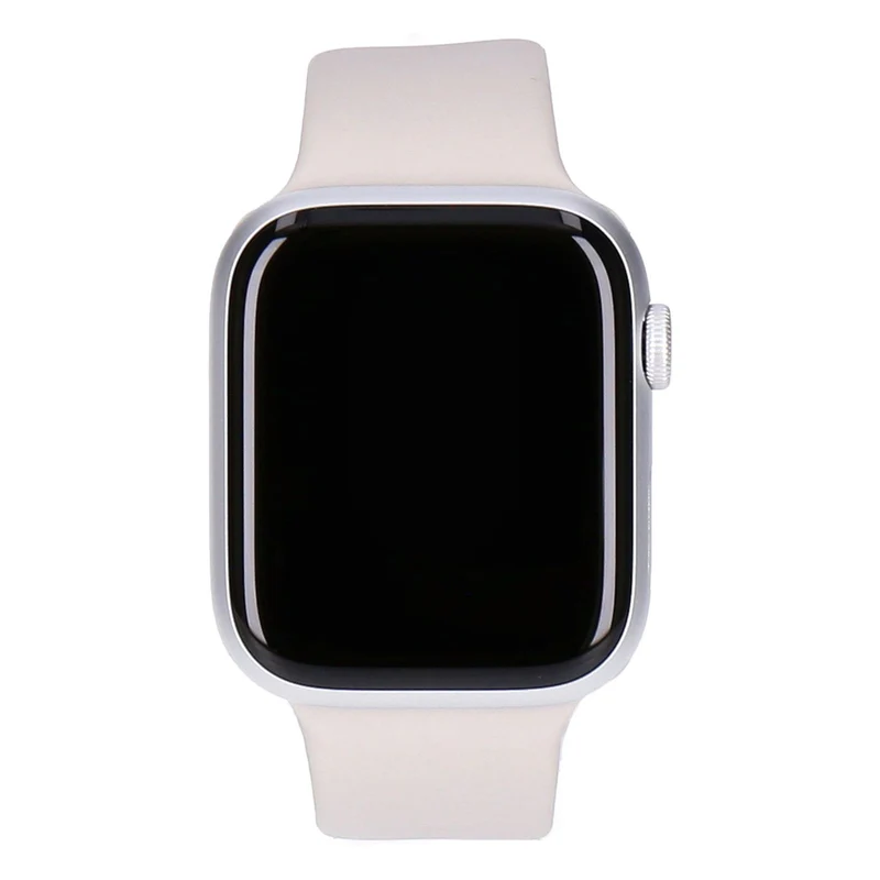 Apple Watch Series 9 45mm GPS Silber Aluminiumgehäuse mit Sportarmband Polarstern M/L