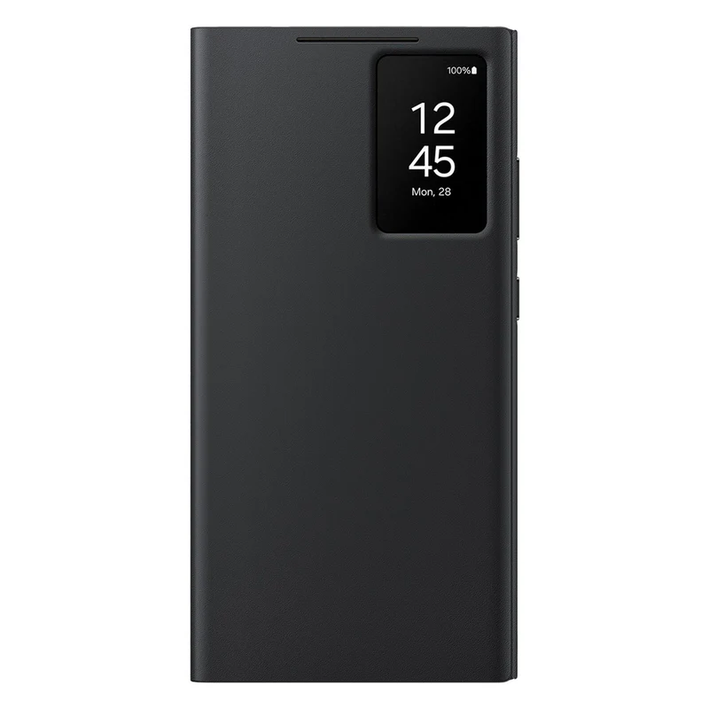 Samsung Smart View Wallet Case Schwarz passend für Galaxy S24 Ultra