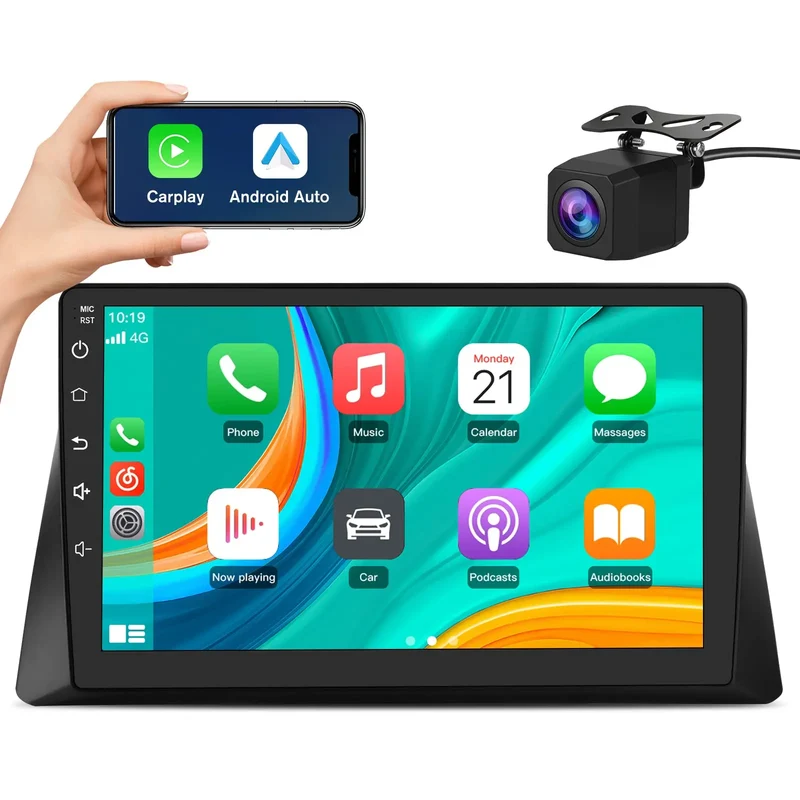 AWESAFE Android Car Radio Stereo with Wireless CarPlay & Android Auto for Honda Accord 8th - Wit 2008-2013