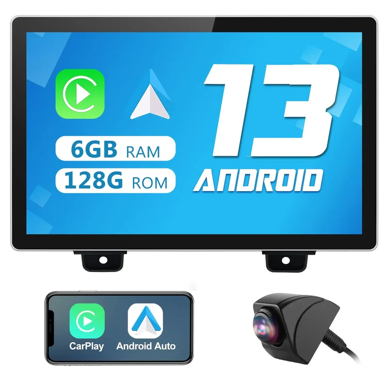 AWESAFE Android 13 8Core Car Radio Stereo with Wireless CarPlay & Android Auto for Jeep Wrangler JL - 2018