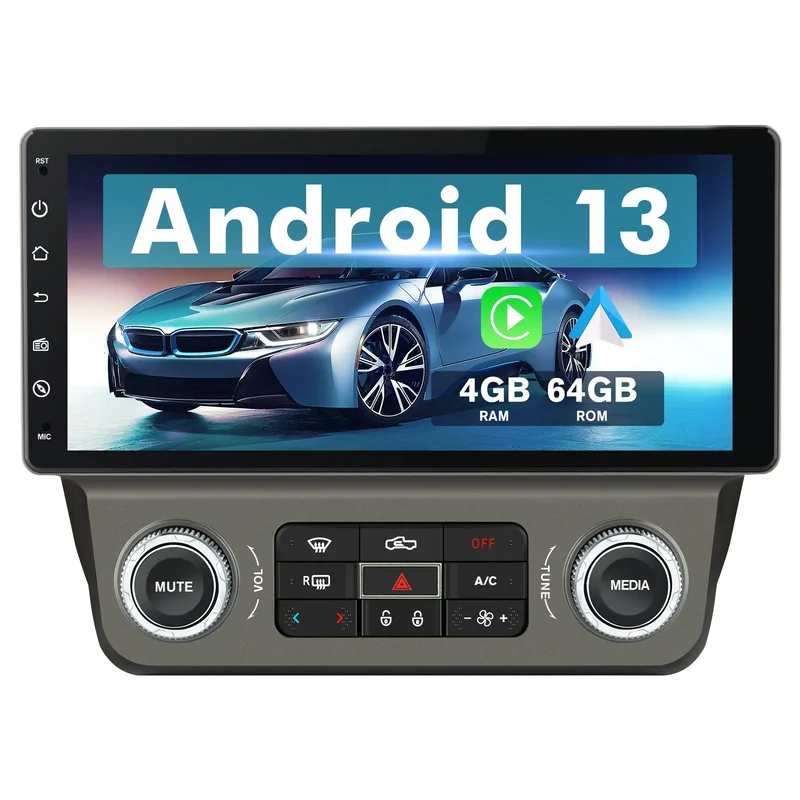 AWESAFE 4GB+64GB Car Stereo with CarPlay GPS Bluetooth WiFi for Chevrolet Chevy Camaro 2010-2012