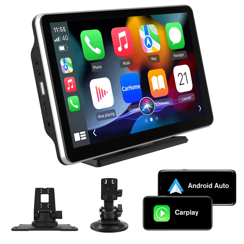AWESAFE Kabelloser CarPlay-Adapter, Apple CarPlay-Dongle für werkseitig verkabelte Apple CarPlay-Autos, Plug & Play