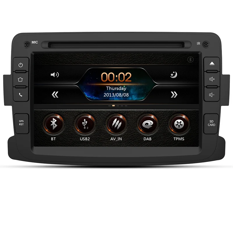 AWESAFE Android Car Stereo Para Renault Sistema Actualización de Radio de Pantalla Táctil con Carplay Inalámbrico Android Auto, Soporte Bluetooth WiFi Navegación GPS