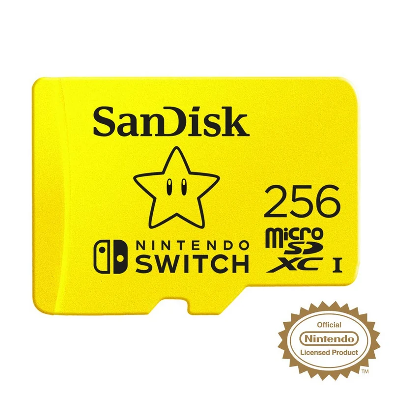 SanDisk microSDXC UHS-I Speicherkarte 256GB für Nintendo Switch