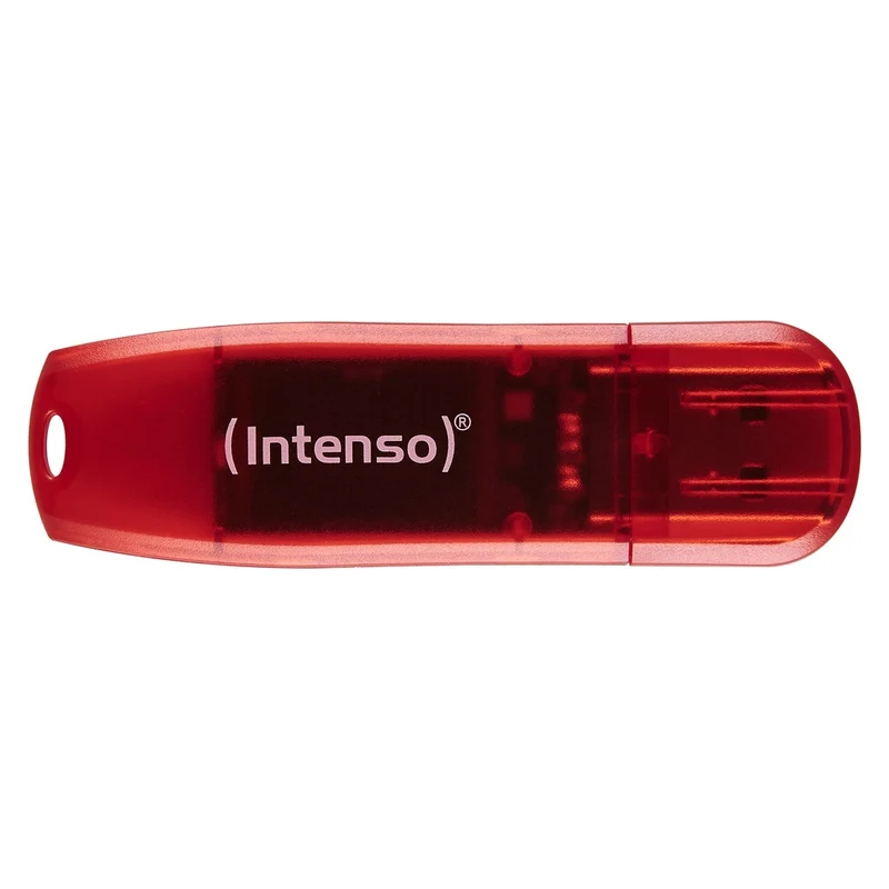 Intenso Rainbow Line USB-Stick 128 GB USB Typ-A 2.0 Rot, Transparent