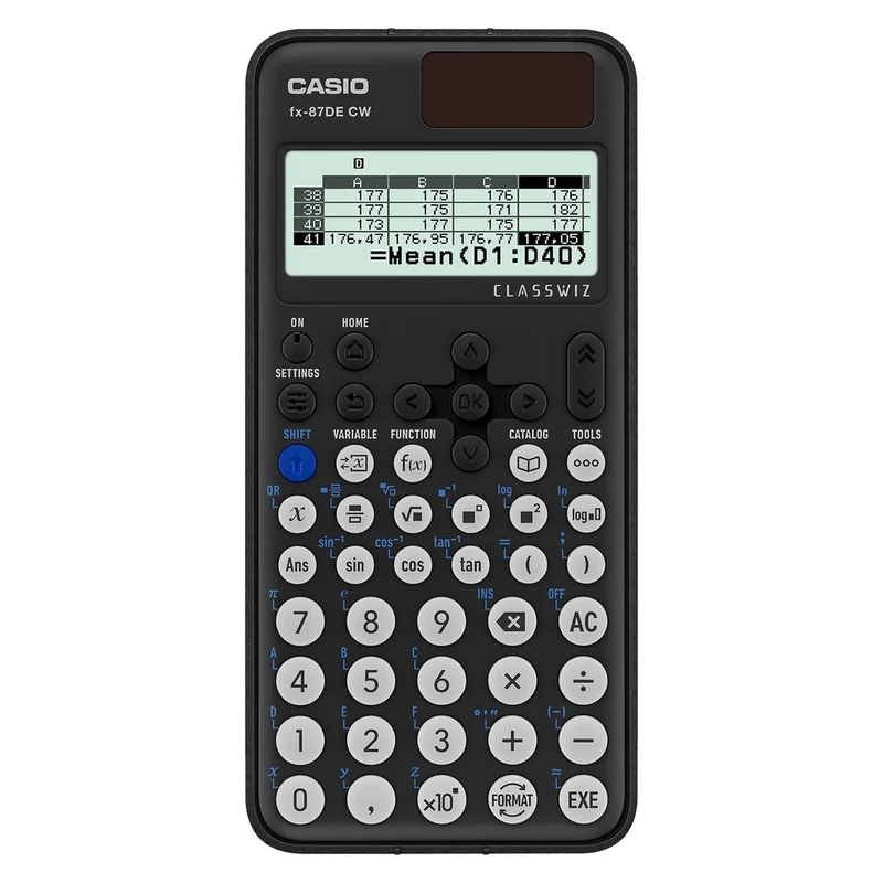 Casio ClassWiz Taschenrechner Tasche Wissenschaftlicher Taschenrechner Schwarz