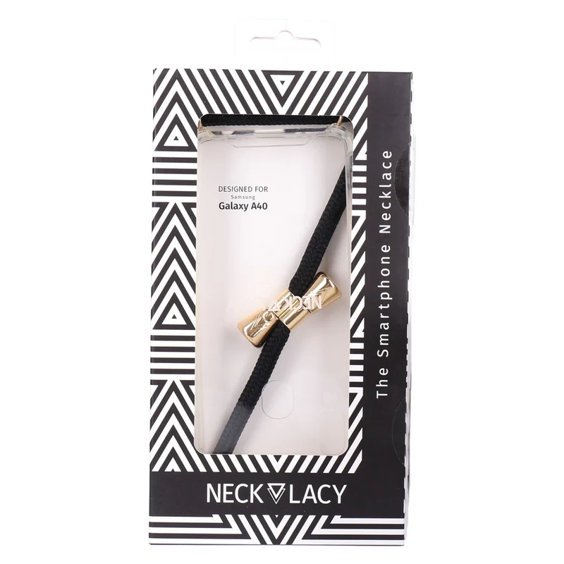 NECKLACY Necklace Case für Samsung Galaxy A40 schwarz