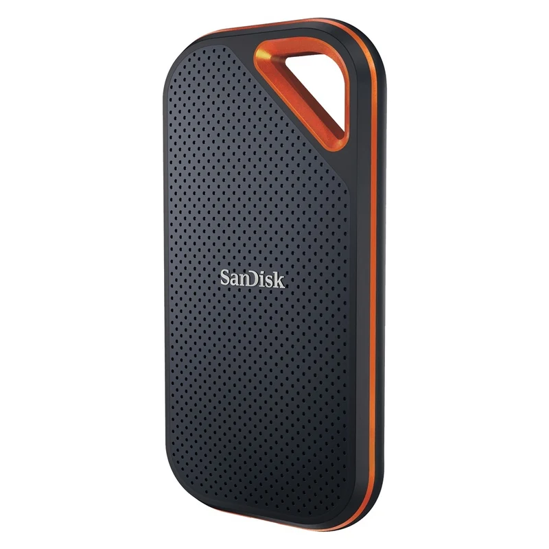 SanDisk Extreme PRO Portable SSD V2 4TB USB Typ-C Gen 2 (3.1 Gen 2) Schwarz, Orange