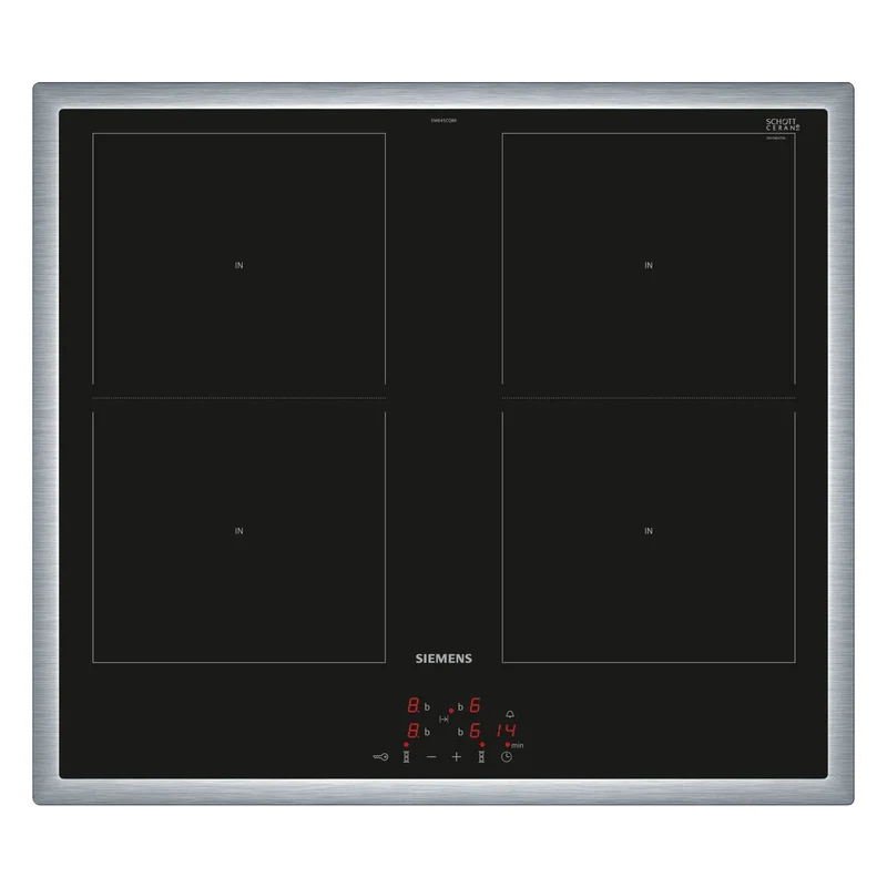Siemens iQ500 EM645CQB6E Induktionskochfeld Integriert 60cm 4 Zonen Schwarz