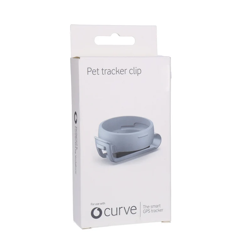 Vodafone Pet Tracker Clip für Curve Smart GPS Haustier Tracker grau
