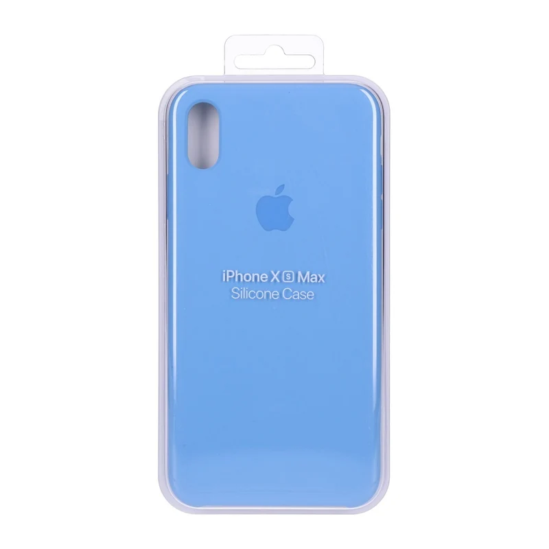 Apple Silikon Case für iPhone Xs Max Kornblume