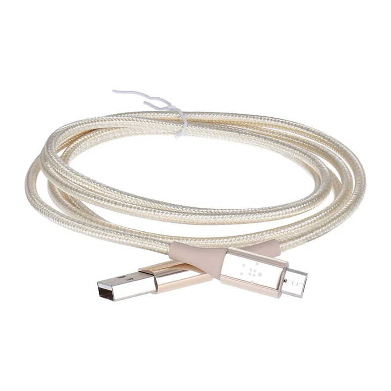 Belkin Duratek Micro USB auf USB Kabel Datenkabel Ladekabel gold 1,2m