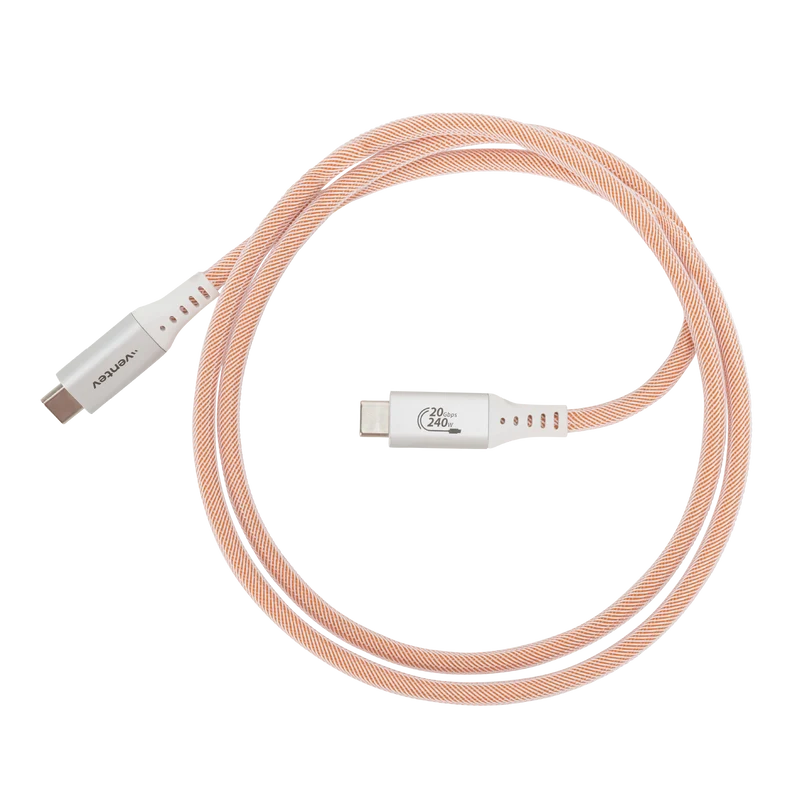 ULTRAFAST Duo USB-C to USB-C 2 in 1 High Speed & Data Transfer Ultradurable 3 Foot Cable
