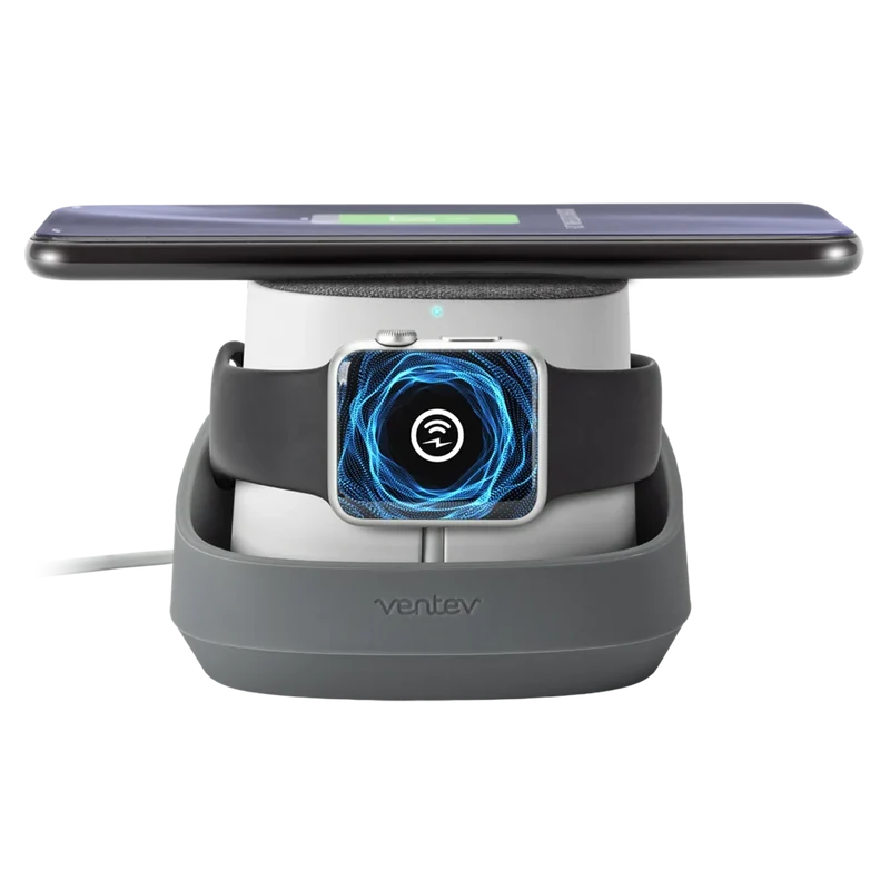 10W Wireless Watchdock Duo Charging Pad and Apple Watch Charger