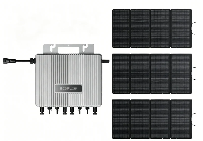 EcoFlow STREAM Microinverter+ 3* 400W Solar Panels+ 3* MC4 cables (only for OwnWatts)